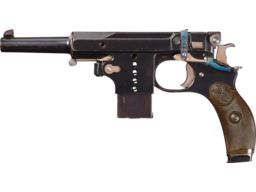Bergman Model 1897 "No.5" Pistol With Matching Magazine