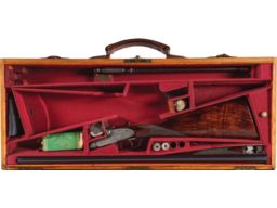 Engraved Boss & Co. Assisted-Opening Sidelock Shotgun