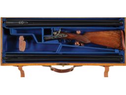 Manufrance Double Barrel Shot & Ball Gun with Extra Barrels