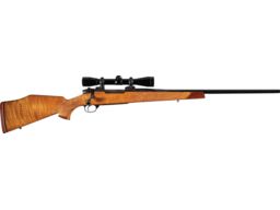Factory Engraved Weatherby Mark V Bolt Action Rifle with Scope