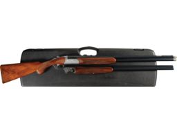 Decor Engraved Fausti Class Round Shotgun with Extra Barrel Set