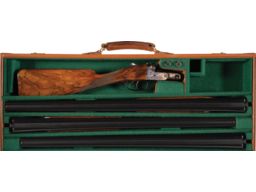 Winchester Parker Reproduction DHE Grade Shotgun 3 Barrel Set