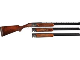 Theunens Engraved Browning Midas Superposed Shotgun 3 Barrel Set