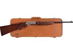 Ron Reimer Engraved and Gold Inlaid Browning .22-Auto Rifle