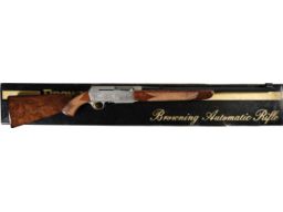 Louis Acampo Engraved Browning Grade IV BAR Semi-Automatic Rifle