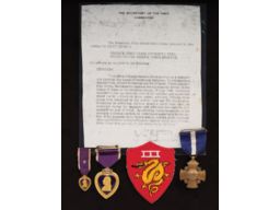 Navy Cross Set with Attribution to a Marine