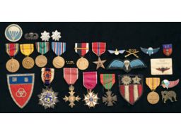 Medals and Decorations From an OSS Paratrooper Trainer