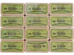 Twelve 50-Count Boxes of U.M.C. .44-40 Cartridges