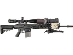 Knight's SR-25 Rifle, AN/PVS-30 Night Vision, TRAMS, Accessories