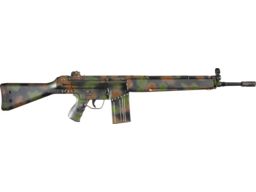 Pre-Ban Heckler & Koch HK 91 Rifle in NATO Woodland Camouflage