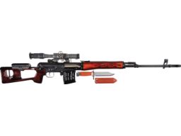  Izhmash SVD Dragunov Sniper Rifle with PSO-1M2 Scope and Case