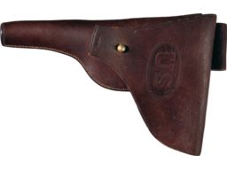 U.S. Rock Island Arsenal Leather Holster for a Luger Pistol