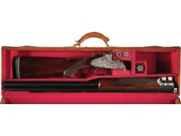 Engraved Gebruder Merkel Model 303E Over/Under Shotgun with Case