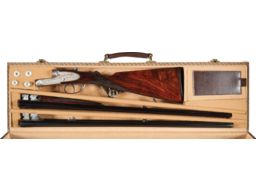 Sigismondo Corte Retailed Franchi 28 Gauge Sidelock Shotgun