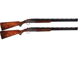 Pair of A. Hunt Engraved J. Purdey & Sons Sidelock O/U Shotguns 