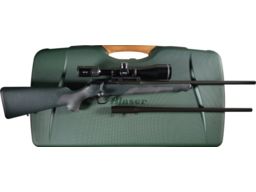 Blaser R8 Bolt Action Rifle with Extra Barrel, Case, and Scope