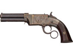 Early Production Engraved New Haven Volcanic No. 1 Pocket Pistol