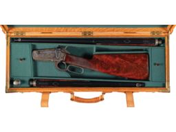 Weyerts Engraved Roger Kurtz Deluxe Winchester 1886 Rifle