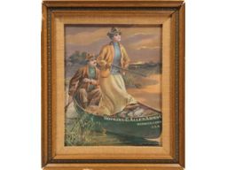 Framed Hopkins & Allen Arms Co. Advertising Print