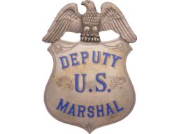 Irvine & Jachens of San Francisco U.S. Deputy Marshal Badge