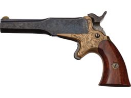Factory Engraved Lindsay "Young-America" Two-Shot Pocket Pistol