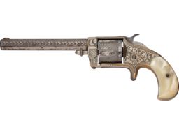 Engraved Whitney Arms Co. Model No. 2 1/2 Spur Trigger Revolver