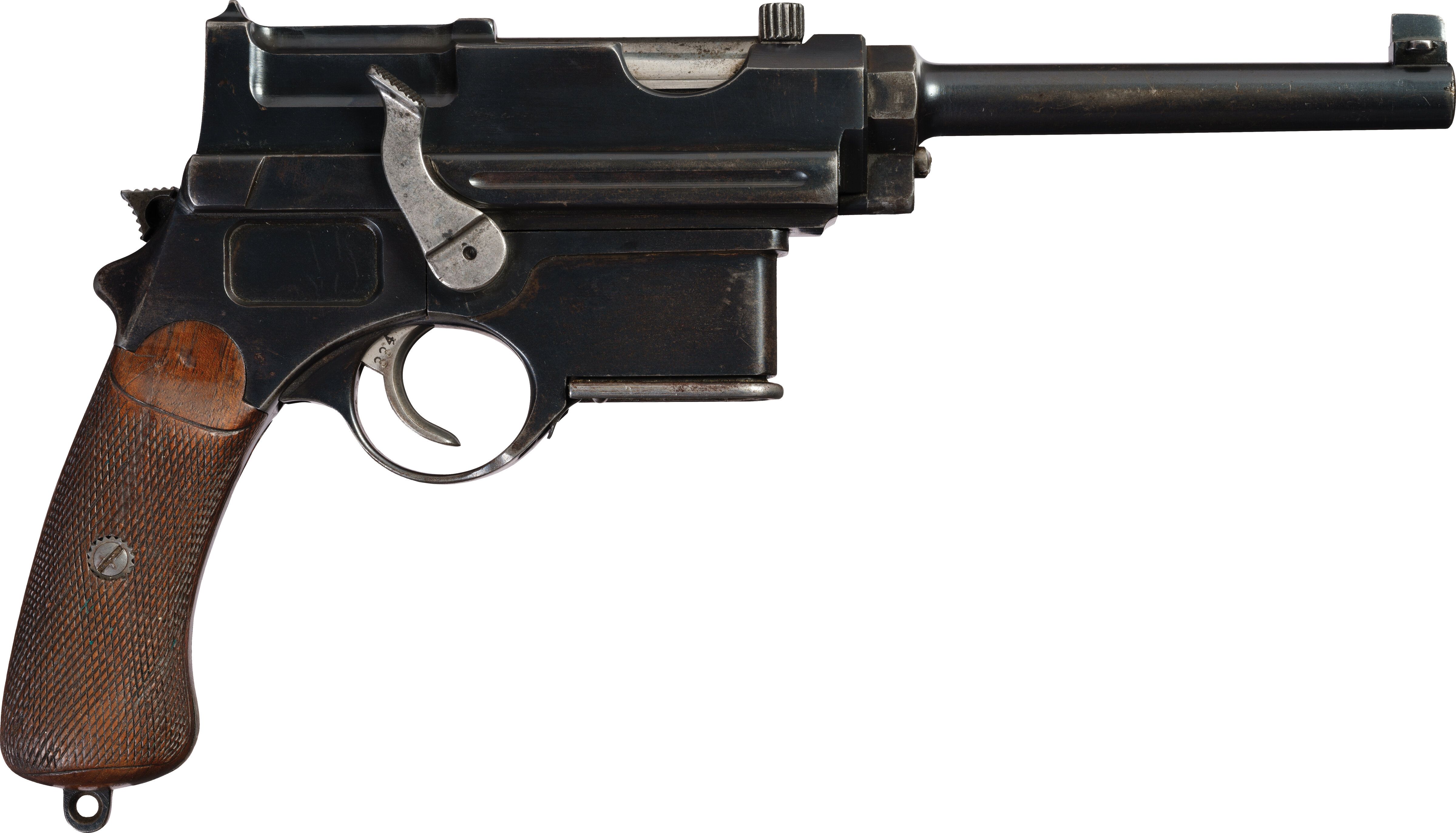 ビンテージ、銃槍ミッチーさん専用 Steyr-Mannlicher Model 1896/03 Pistol with Matching Magazine