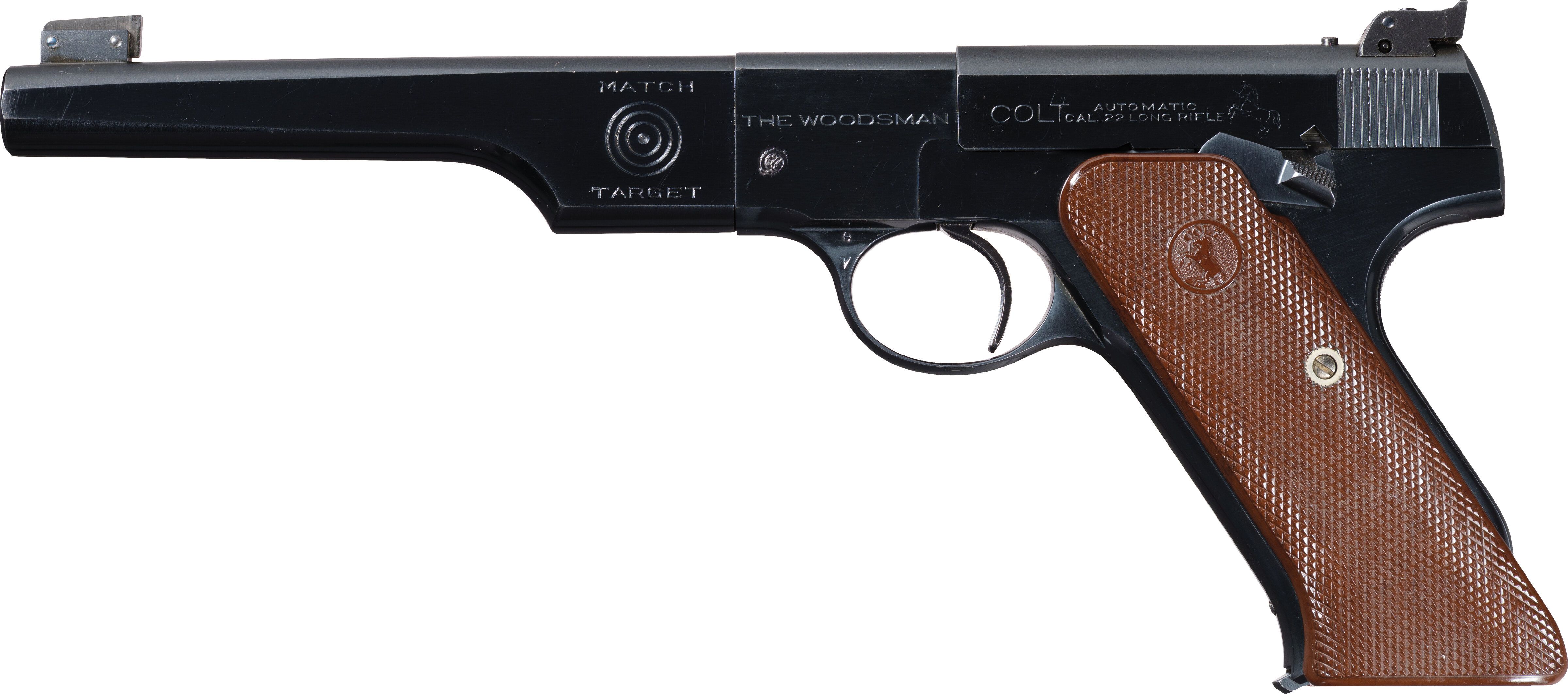 WWII Era G.H.D. Inspected U.S. Colt Match Target Woodsman Pistol