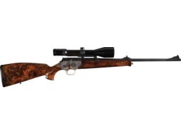 Seven Deadly Sins Engraved Karl Hauptmann 8x57 IRS Triple Rifle