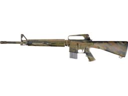 Z-Cote Camo Colt AR-15 A2 Gov't Model Rifle with Letter and Box