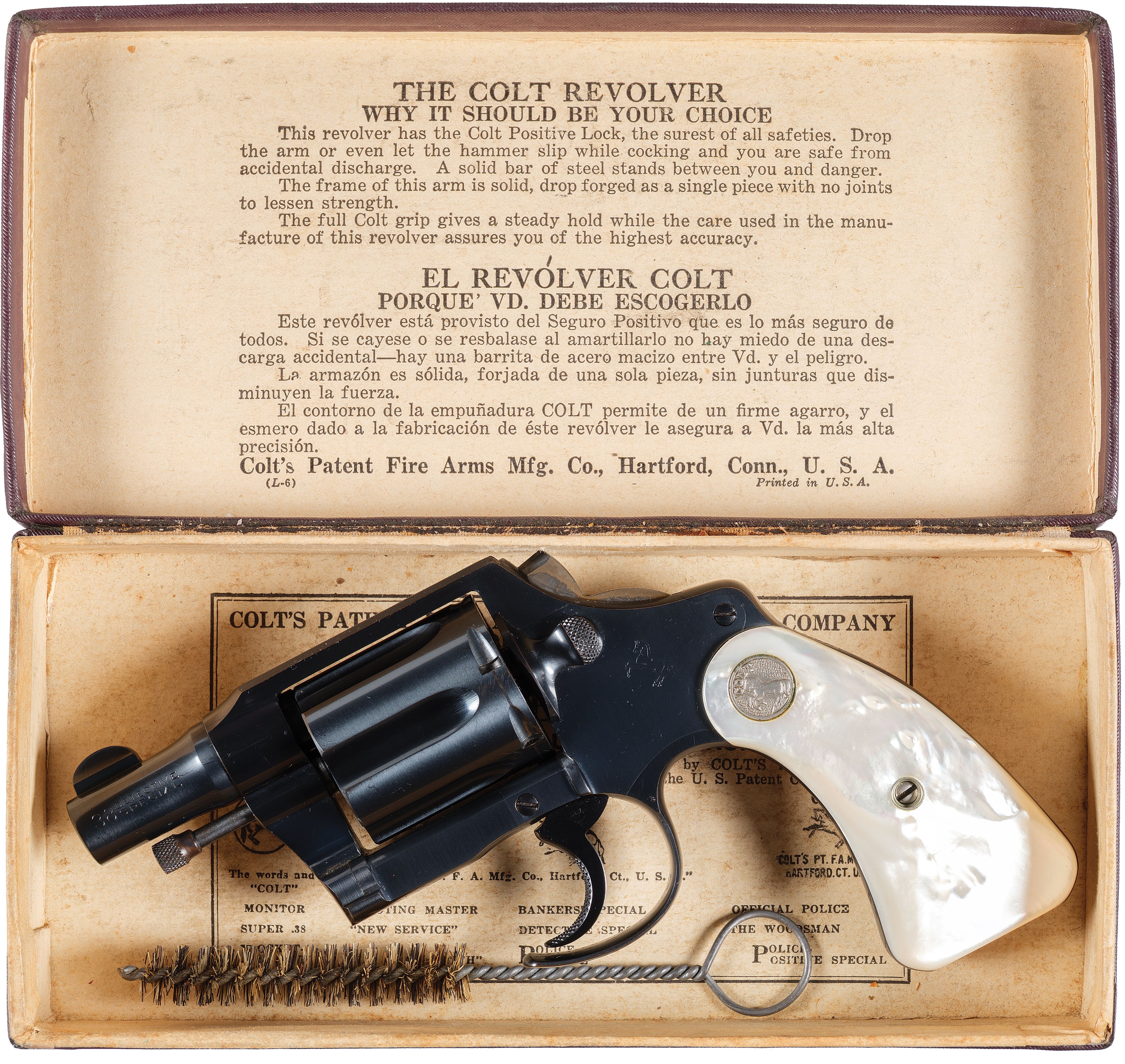 Factory Fitzgerald Cutaway Colt Detective Special Revolver | Rock