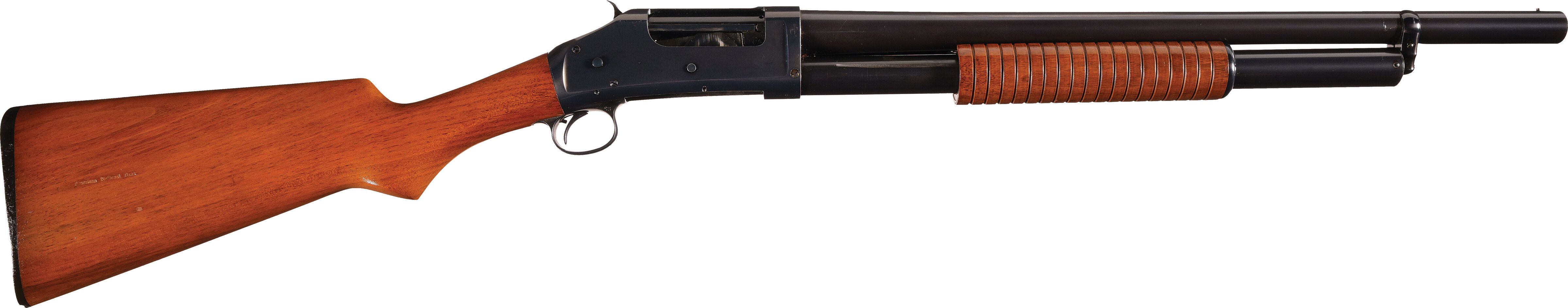 Prohibition Era Bank Marked Winchester Model 97 Riot Shotgun | Rock ...