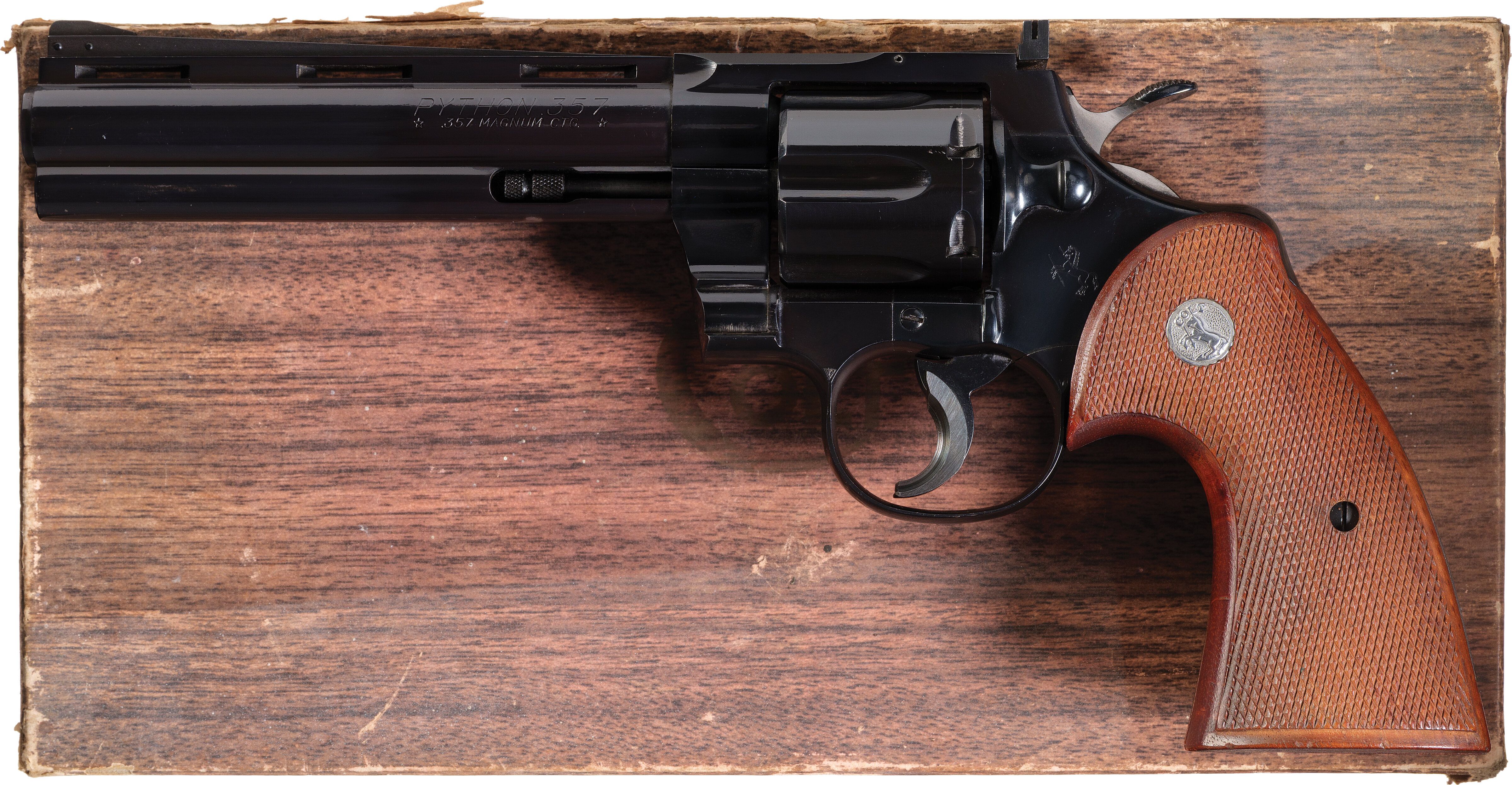 1956 Second Year Production Colt Python Revolver with Box | Rock