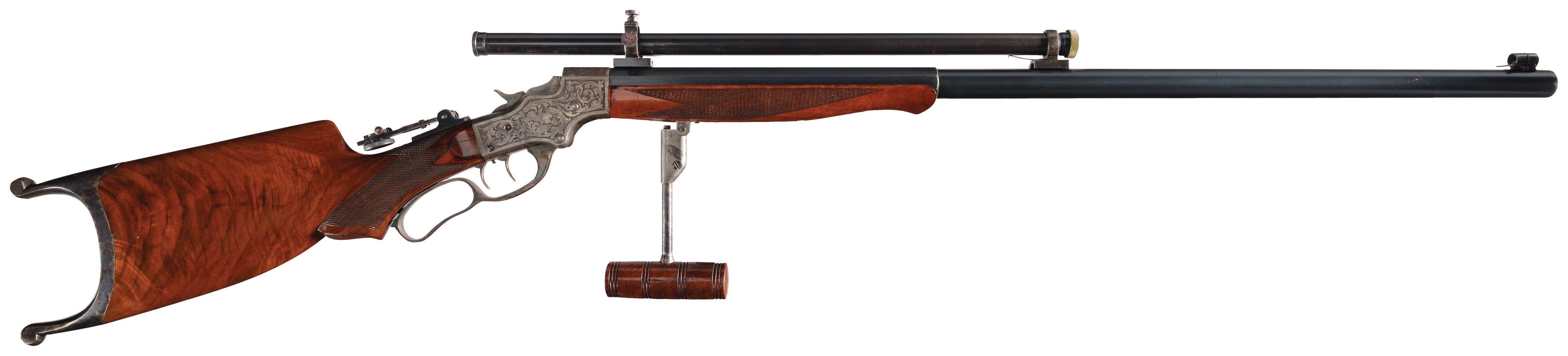 Stevens Falling Block Rifle Stevens 52 Falling Block Rifle with Scope and Correspondence | Rock ...