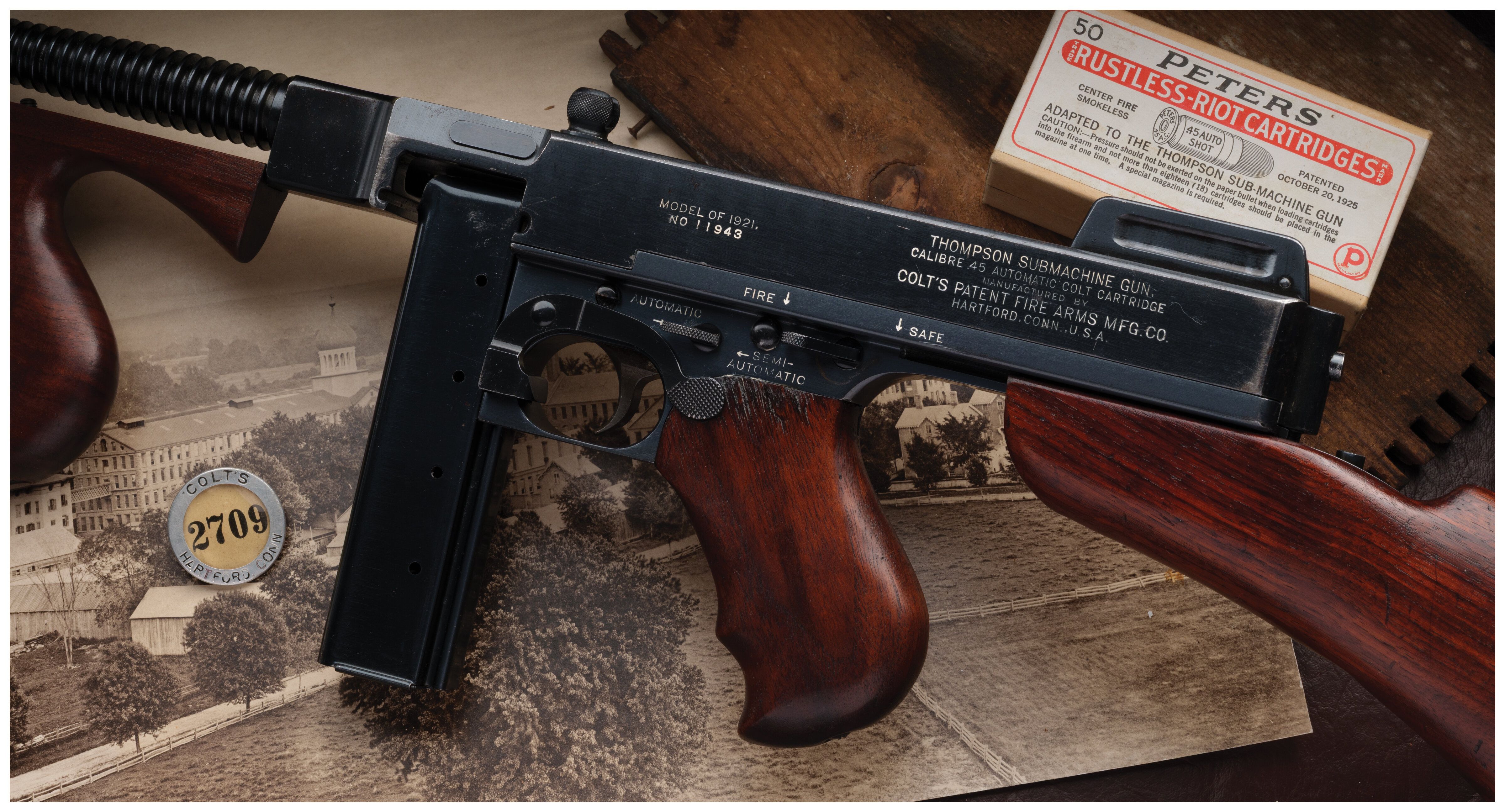 Colt 1921 Thompson, Class III/NFA C&R Machine Gun | Rock Island