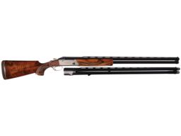 Engraved Soviet Produced Baikal MTs-6 Over-Under Shotgun Set