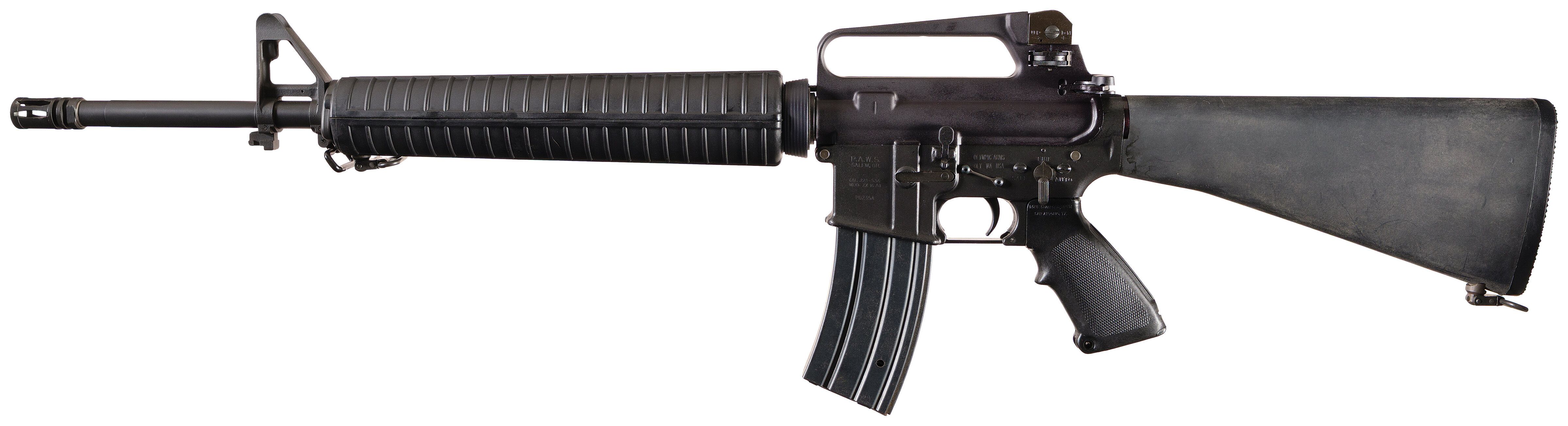 P.A.W.S./Olympic Arms ZX16 A1, Class III/NFA Machine Gun | Rock