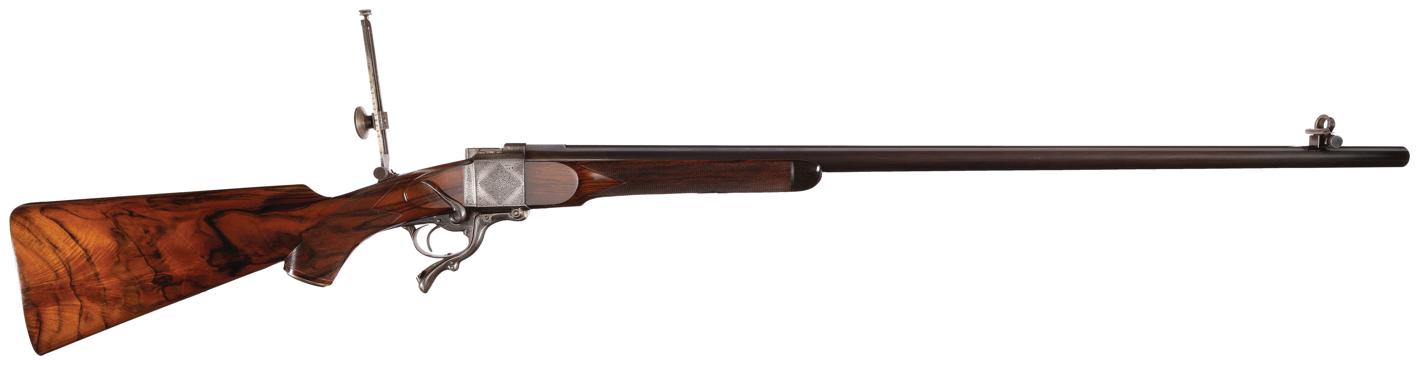 George Gibbs Farquharson Patent Falling Block Single Shot Rifle | Rock ...