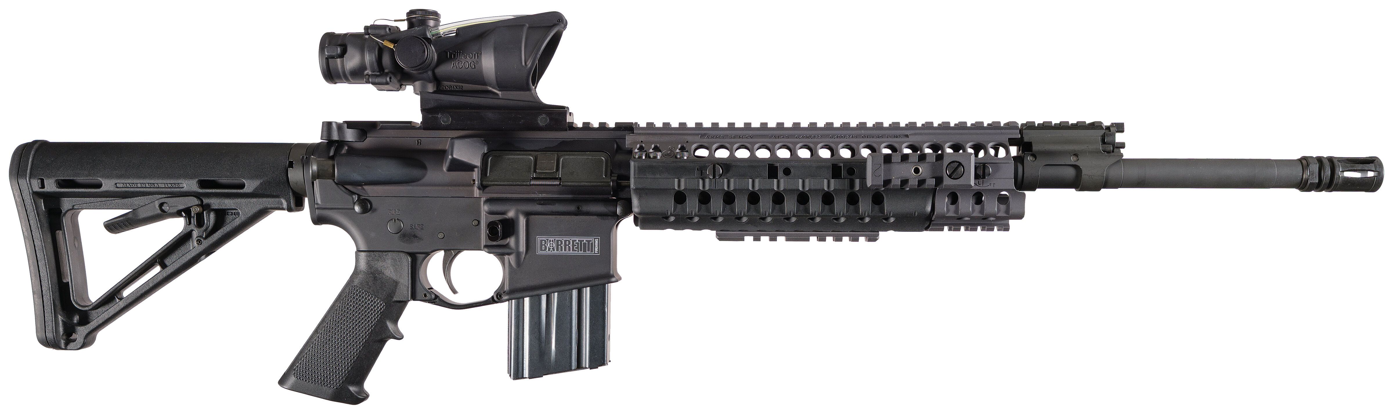Barrett Firearms Mfg. Inc. REC7 Rifle with Trijicon ACOG Scope | Rock ...