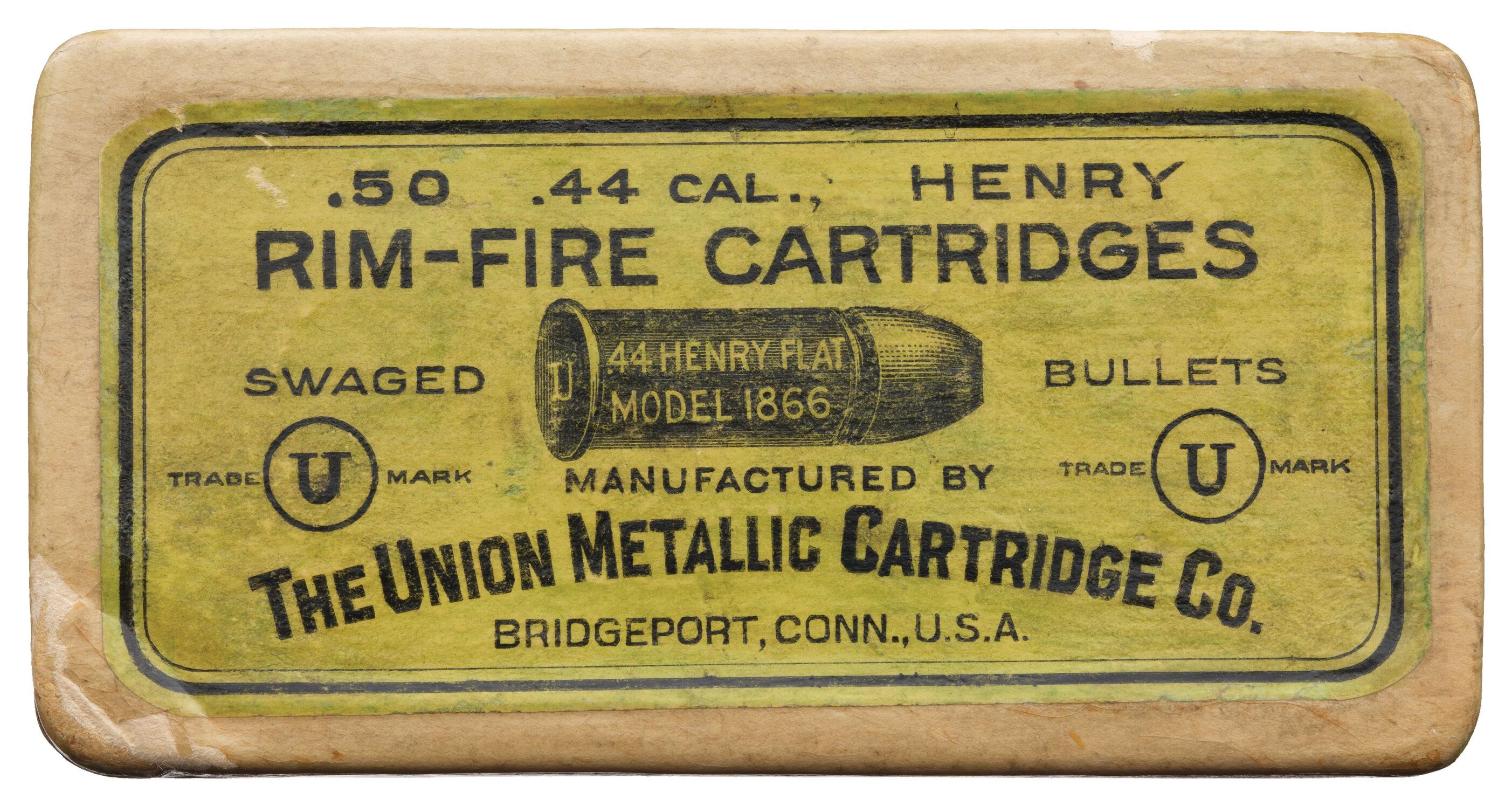 50-Count Box of U.M.C. .44 Henry Rimfire Cartridges | Rock Island