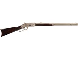 Exhibition Engraved Gold & Nickel-Plated Winchester 1873 Carbine
