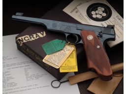 Scarce Glahn Factory Engraved Colt Woodsman Match Target Pistol