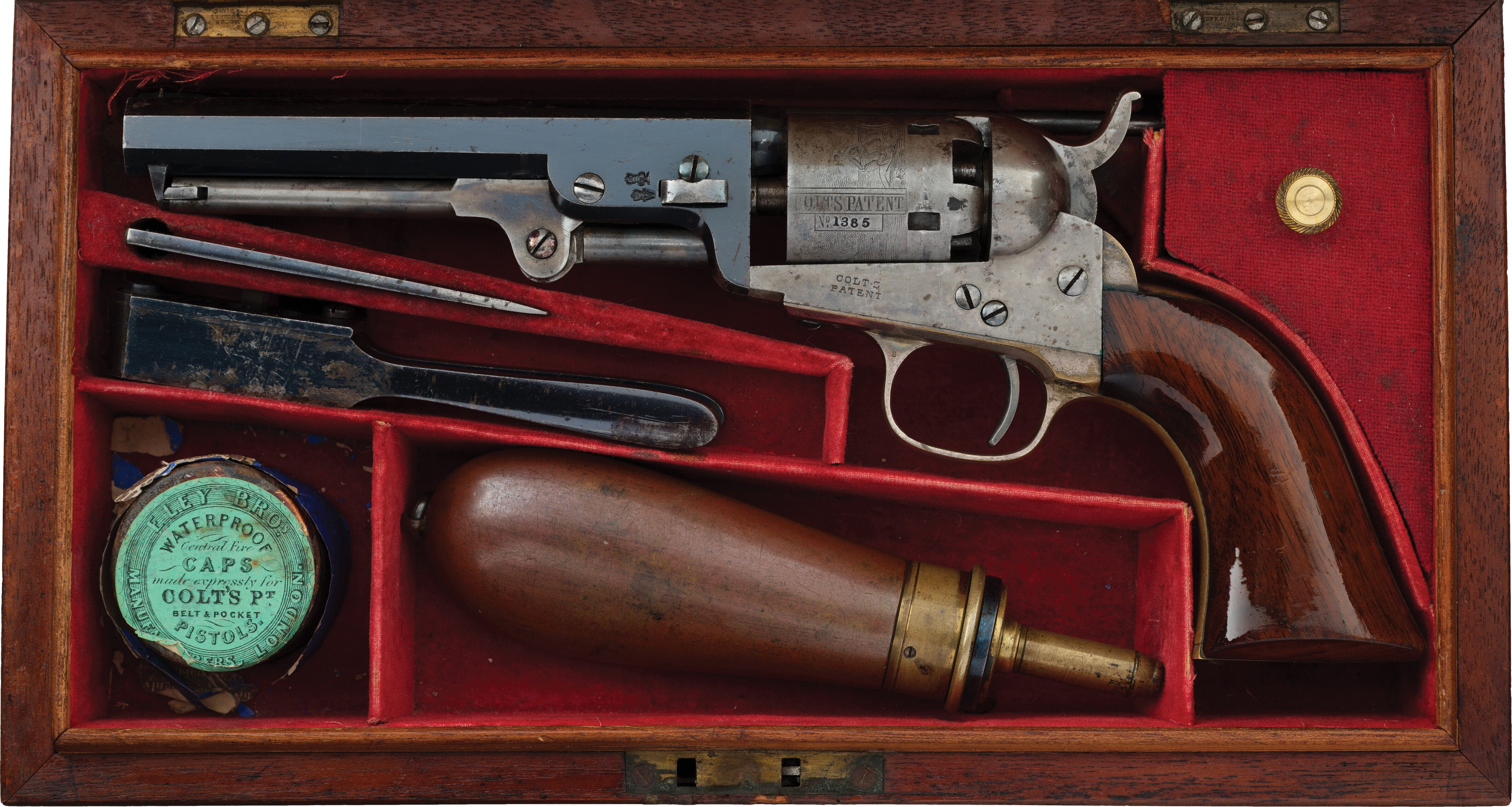 Desirable Cased Colt London 1849 Pocket Percussion Revolver | Rock ...