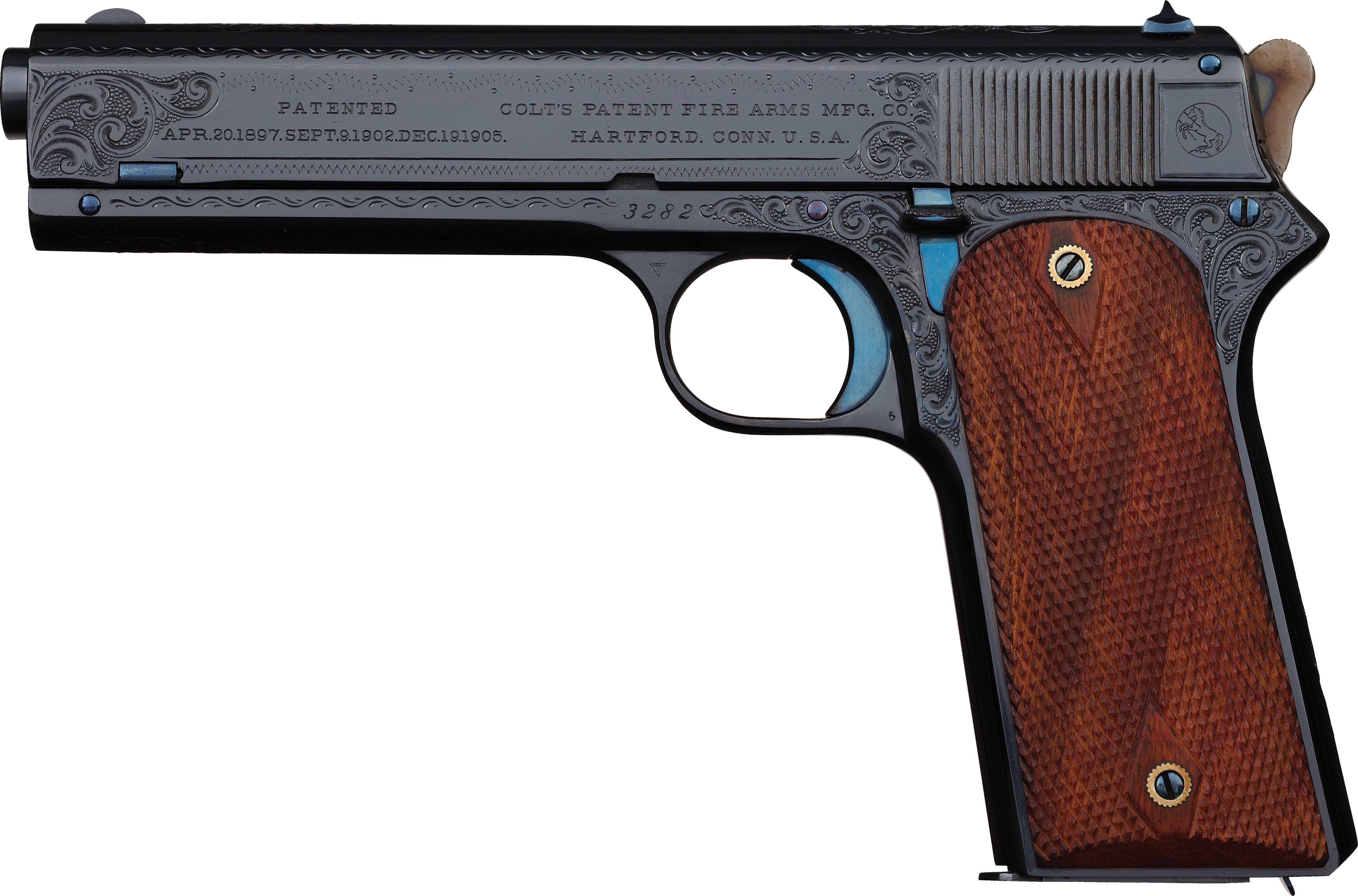 Engraved Colt Model 1905 Military Semi-Automatic Pistol | Rock Island ...