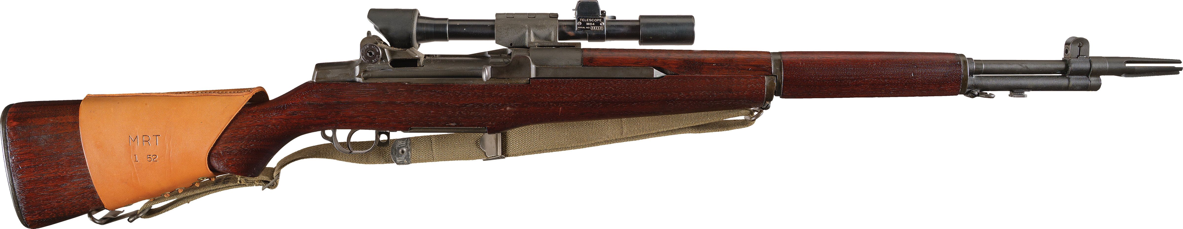 U.S. Springfield M1D Semi-Automatic Sniper Rifle with M84 Scope | Rock ...
