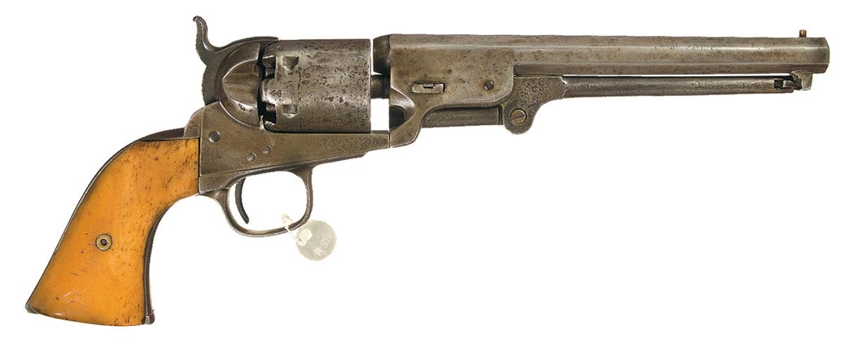 Clement Model 1851 Navy Brevete with Bone Grips | Rock Island Auction