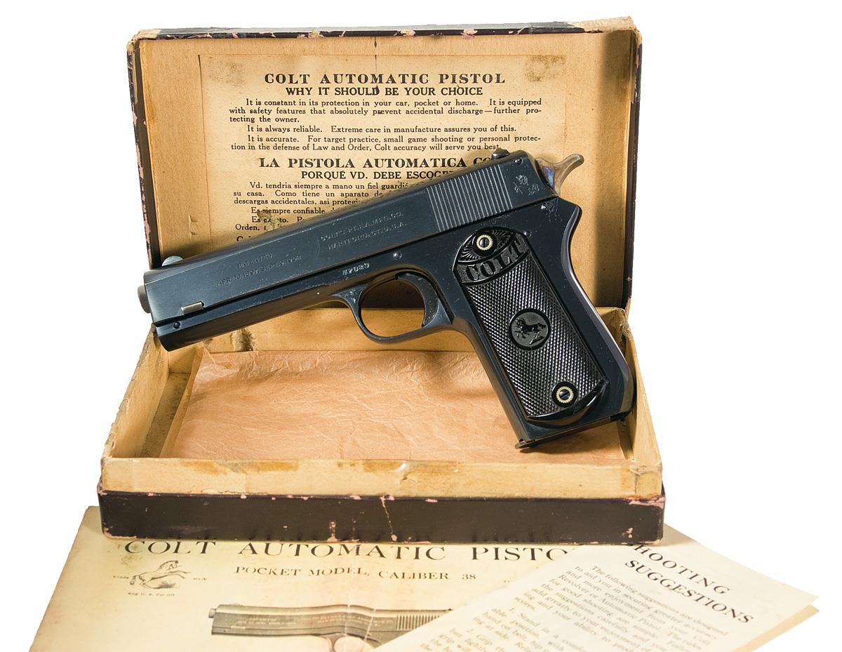 Colt Model 1903 Pocket (Hammer) Pistol with Original Box | Rock Island ...