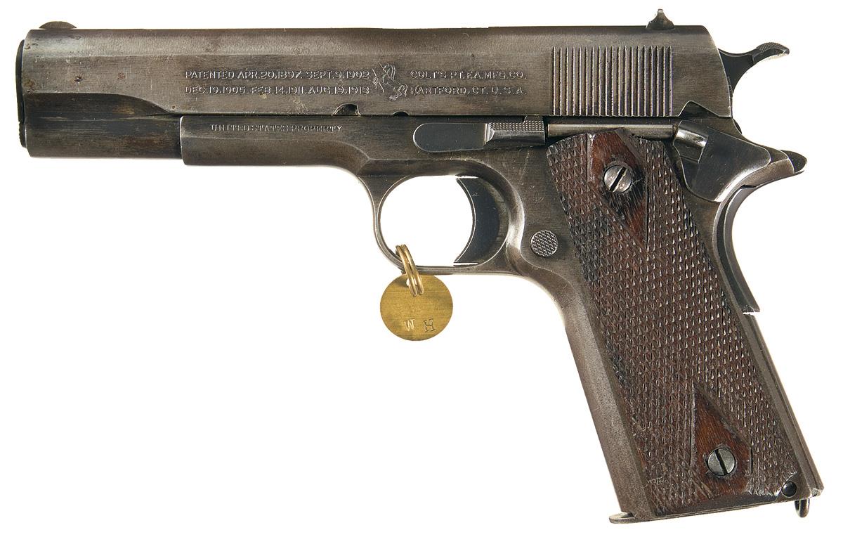 Colt Model 1911 Us Army Semi Automatic Pistol Rock Island Auction 0013