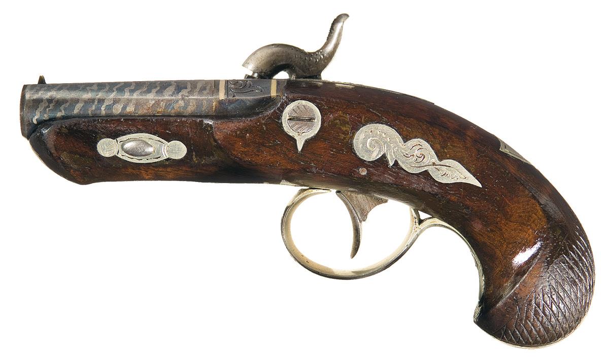 Engraved Gold Banded J. Krider Philadelphia Derringer Style | Rock ...