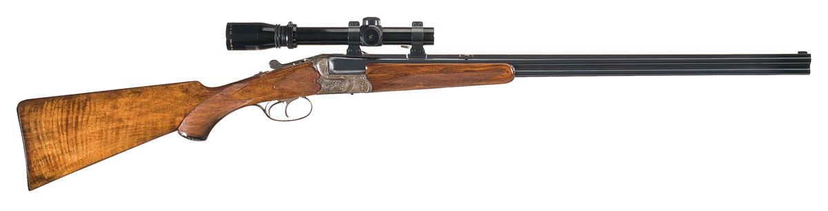 Engraved Heym Over and Under Shotgun/ Rifle in 410 Gauge/ 6.3 MM | Rock ...